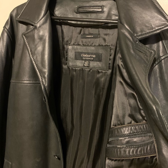 Mens Liz Claiborne 100% Lambskin coat - Picture 5 of 6